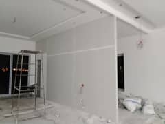 Wall partition gypsum & ceiling