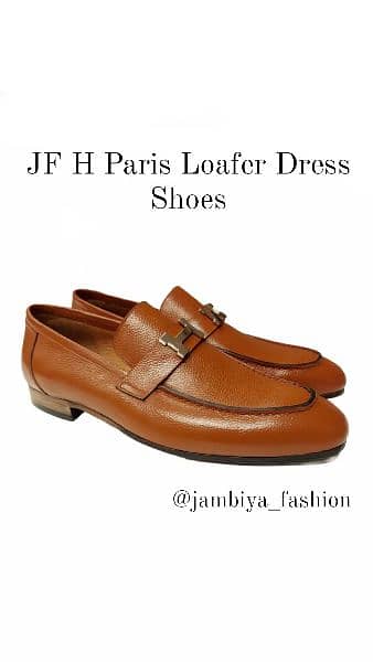 Hermes Paris Loafer Men's Dress Shoes (Replica) 0