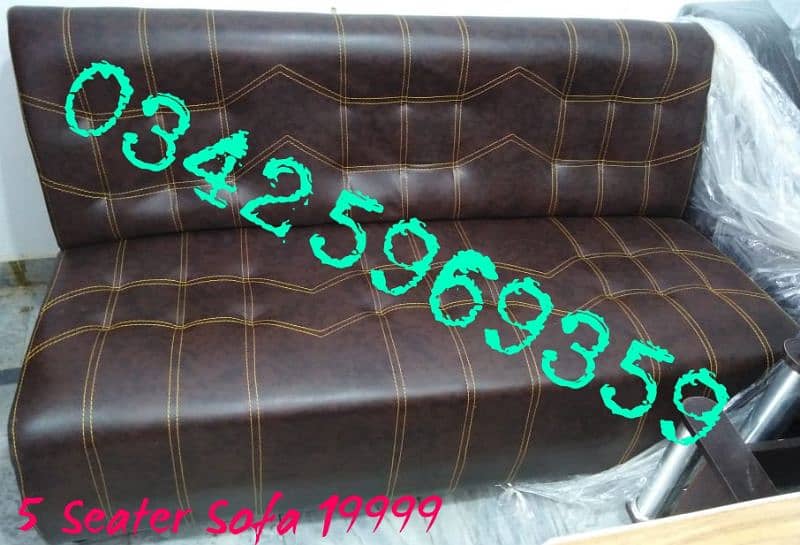 sofa set leather fabric 5,7 seater design furniture home chair table 3