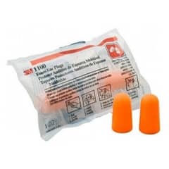 3M 1100  Ear Plugs for Anti Noise,Sleeping,Travelling  - Made in USA
