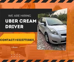 Need Uber Cream indrive driver for Vitz Car