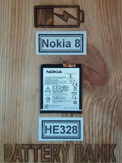 Nokia 8 Battery Original Replacement Model HE328 Price in Pakistan