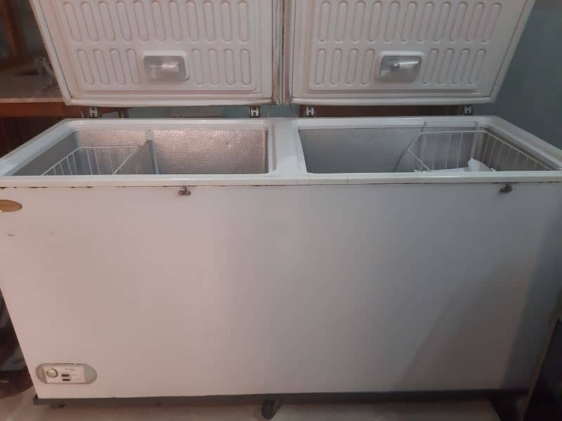 waves deep freezer 2 door full size 3