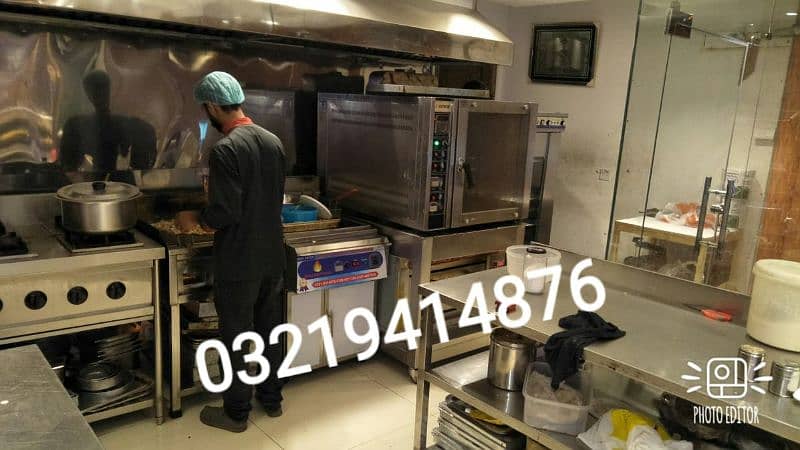 doubal deep fryer 16 by 16 liters/ pizza oven 4