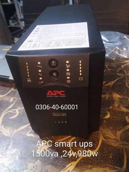 APC SMART UPS 1500va FRESH STOCK PURE SINE WAVE UPS 0