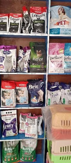 CAT AND DOG FOODS, TOYS, AND ACCESSORIES