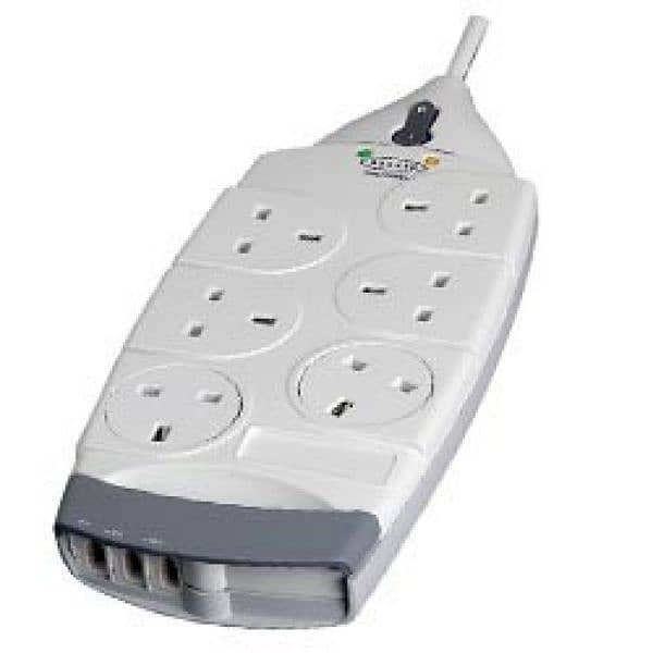 Belkin F9M820uk2M - 8-Socket- 6 socket -& 4 socket extension available 0