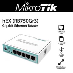 MikroTik RouterBOARD hEX RB750GR3 -New Stock 0