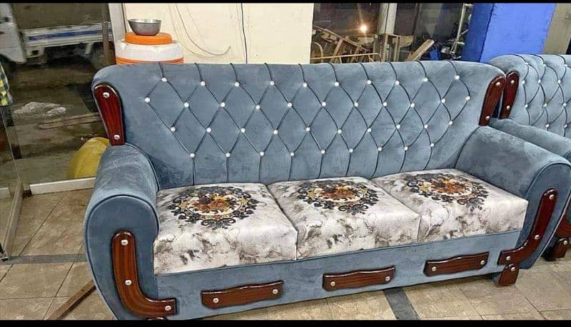 New latest design six seater sofa set 1-2-3 on wholesale rate 3