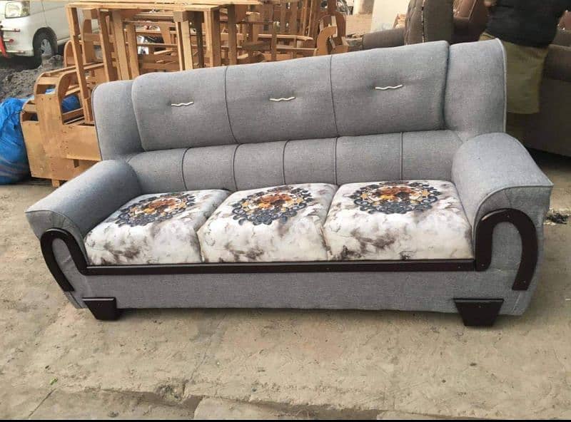 New latest design six seater sofa set 1-2-3 on wholesale rate 5