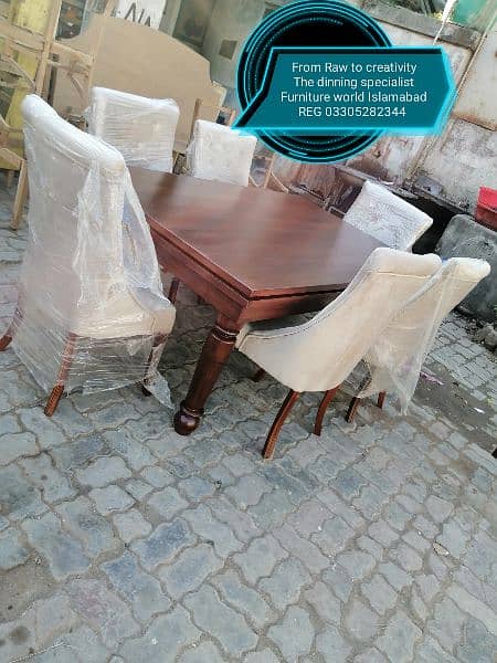 marble top. wooden top 6/8 seater dinning table 10