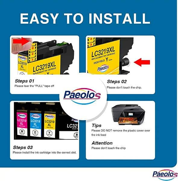 Paeolos Brother  Ink Cartridges Multipack . . . 3