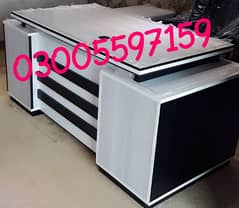 Office table dsgn furniture sofa chair L shape desk CEO other shelf