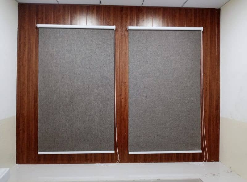3D Wallpaper window blind False Ceiling Curtain Wooden Floor Pvc Sheet 12