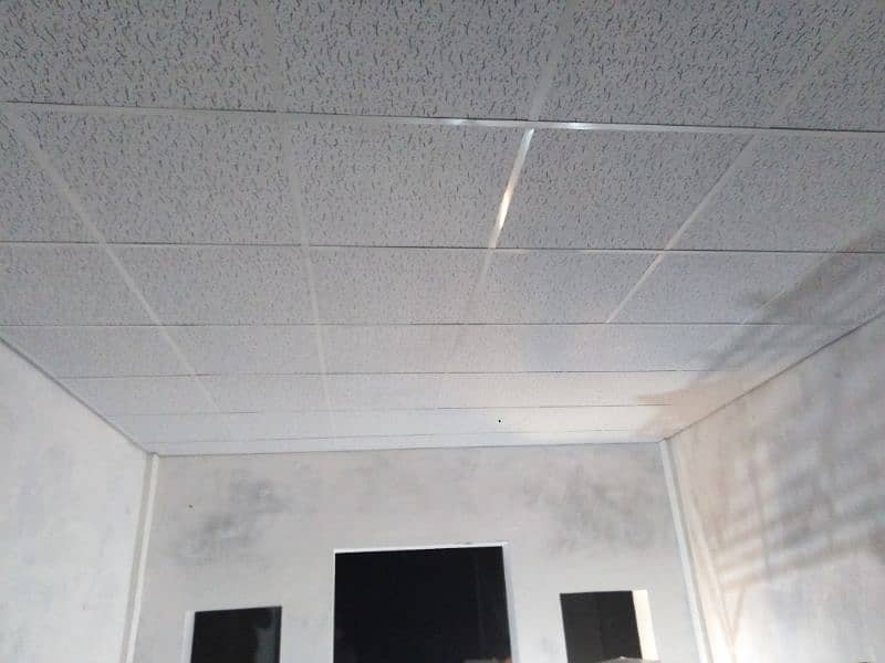 3D Wallpaper window blind False Ceiling Curtain Wooden Floor Pvc Sheet 15