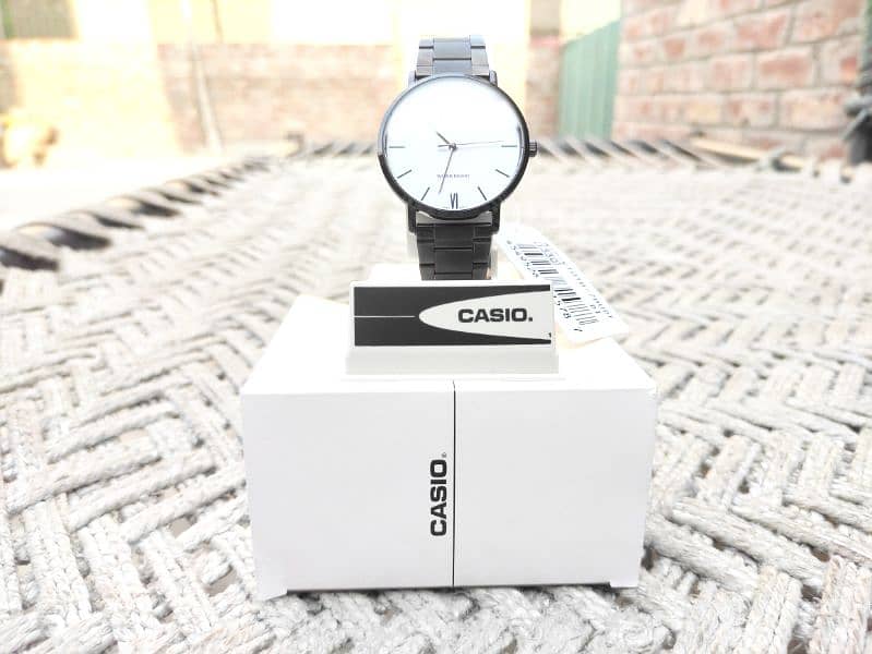 100% Original Casio Stainless Steel Watch Black for Men/Women/Kids 2