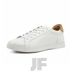 Hush Puppies Mystic White Leather Sneakers Shoes