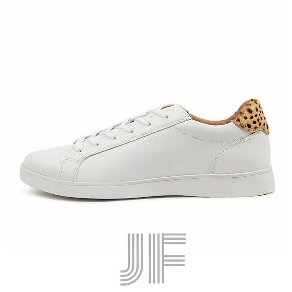Hush Puppies Mystic White Leather Sneakers Shoes 1