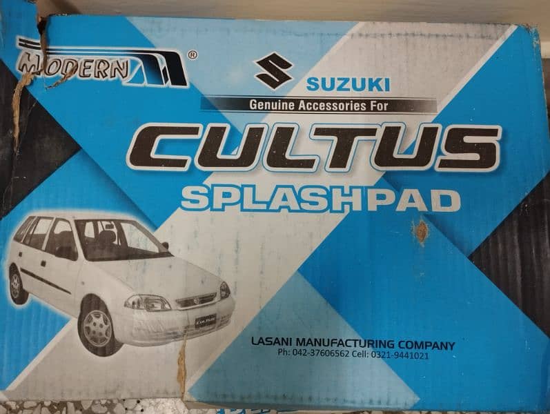 Suzuki Cultus Mudpads/Mudguards/SplashPad 1
