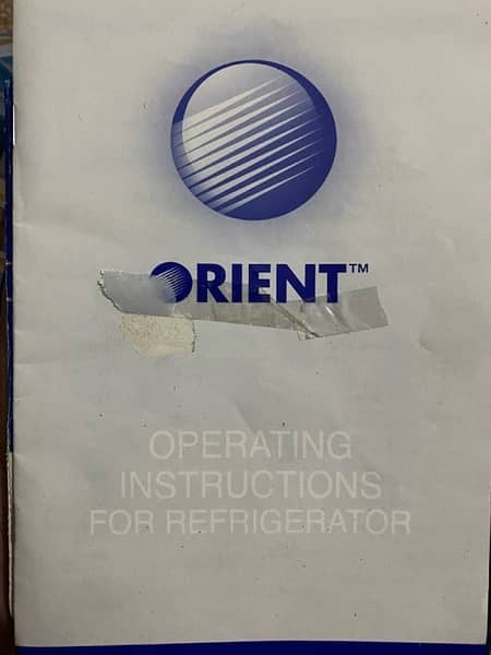 Orient Refrigerator 8