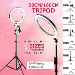 26cm Led Studio Camera Ring Light with 7 fit stand VR BOX or MICs