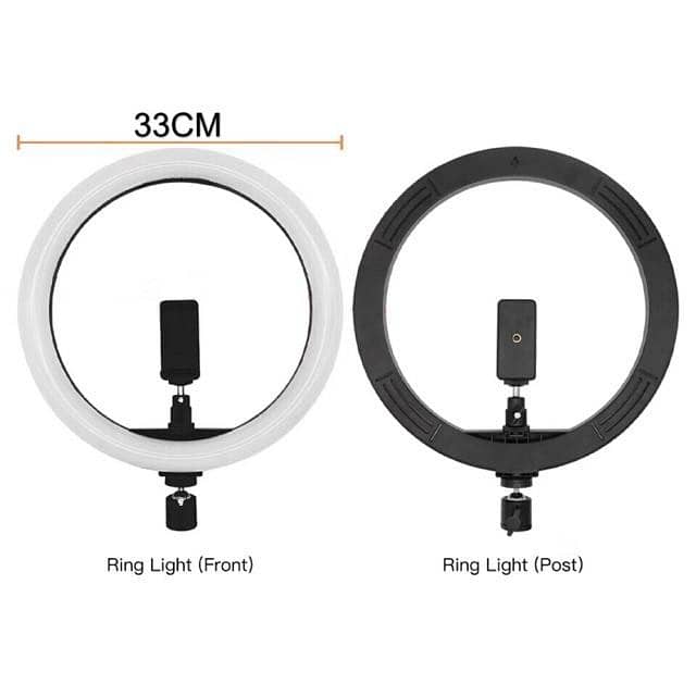 26cm Led Studio Camera Ring Light with 7 fit stand VR BOX or MICs 15