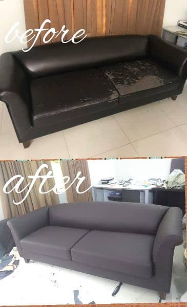sofa repair/sofa maker/cover change/ polish work 3