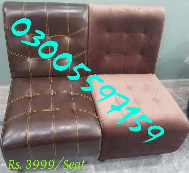 Office single sofa set dsgn furniture chair desk home cafe rack parlor 5