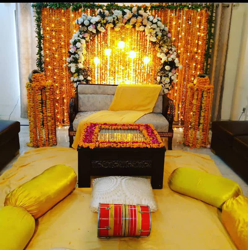 Birthday decor, anniversary decor, mehndi, opening ceremony 7