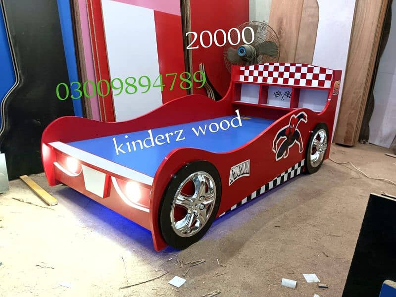 KINDER'Z WOOD Ready stock kids bed 6 feet x 3 feet size 4