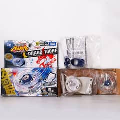 All L-Drago Beyblades with Bey launcher L (Takara Tomy) toy