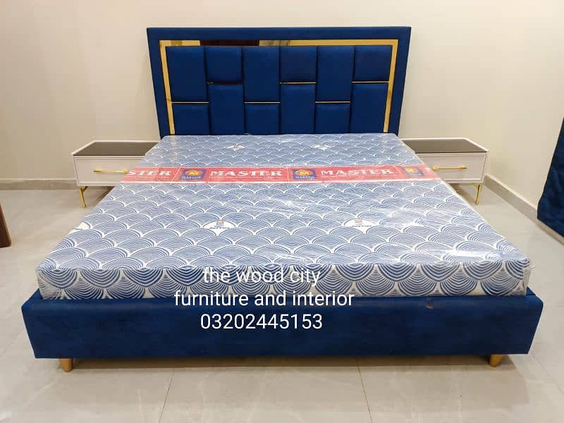 Bed room set king size bed double bed 2