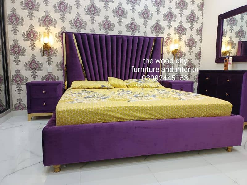 Bed room set king size bed double bed 10