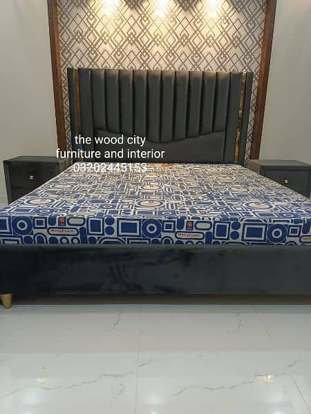 Bed room set king size bed double bed 12