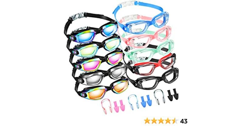 Swim Wear Goggles caps 4