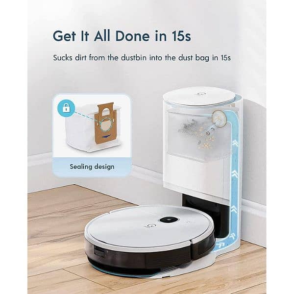 Yeedi Vac Station Self Emptying Robot Vacuum Cleaner + Mop 1