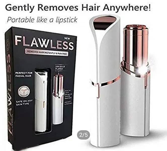 FLAWLESS HAIR REMOVAL(RECHARGEABLE AND CELL BOTH FOR SLAE) 3