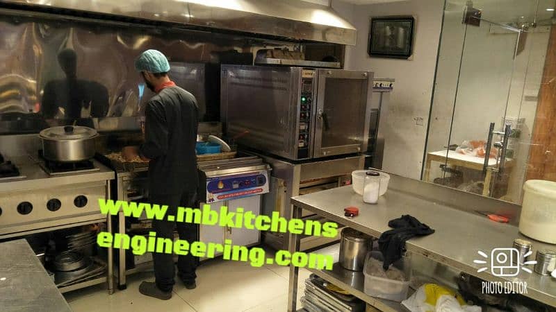 pizza oven /  hot plate cooking range/ salid Bar 1