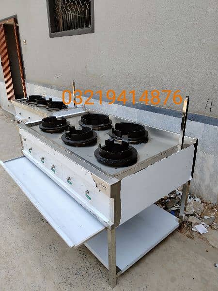 pizza oven /  hot plate cooking range/ salid Bar 9