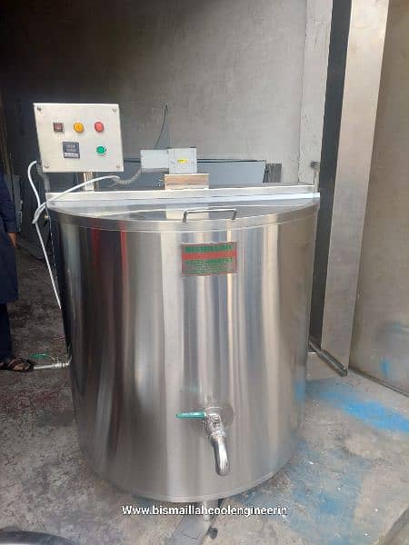 Milk chiller , kolfi plant milk boiler , Electric milk chiller 19