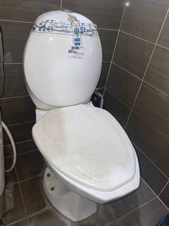 Bathroom Sink + Commode Set