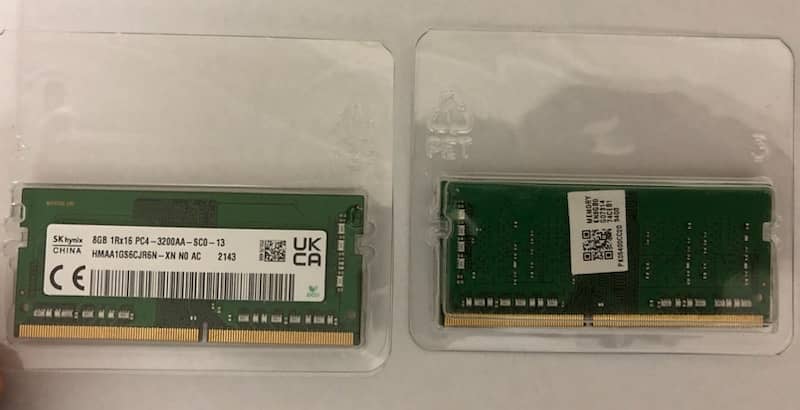 Hynix 8GB DDR4 PC4-25600 3200MHz 260-pin SO-DIMM ram memory 2