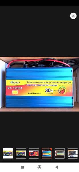 12V 30 Amp Smart Battery Charger Pulse Repair Maintainer Trickle Cha 9