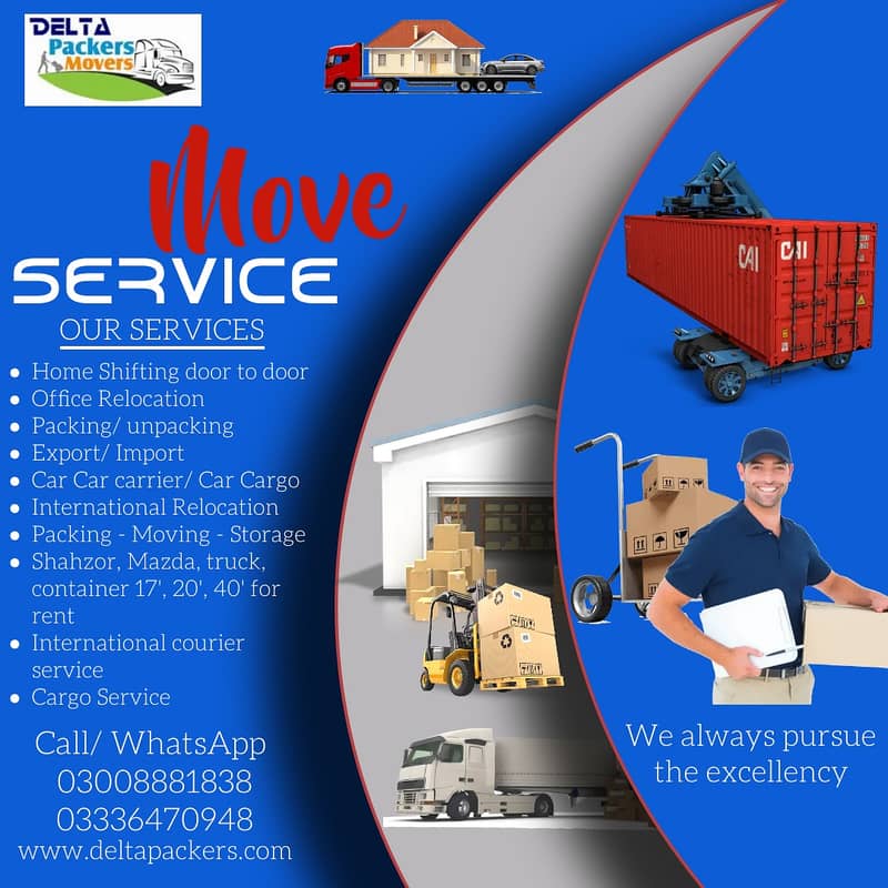 Movers and Packers, Car Carrier, Cargo Service, Courier, Transport 3