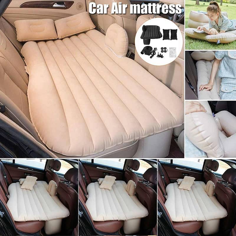 Universal Car Air Mattress Travel Bed Inflatables 03020062817 4