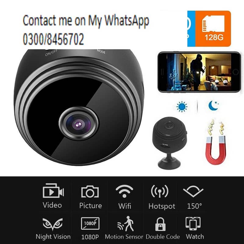 PTZ V380 App Bulb Camera 1080p IP CCTV mini s06 pen button usb CAMERA 7