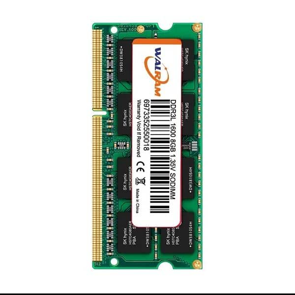 Ram DDR3L Walram and PUSKILL Memory Notebook Memoria Sodimm 1.35V 8GB 6