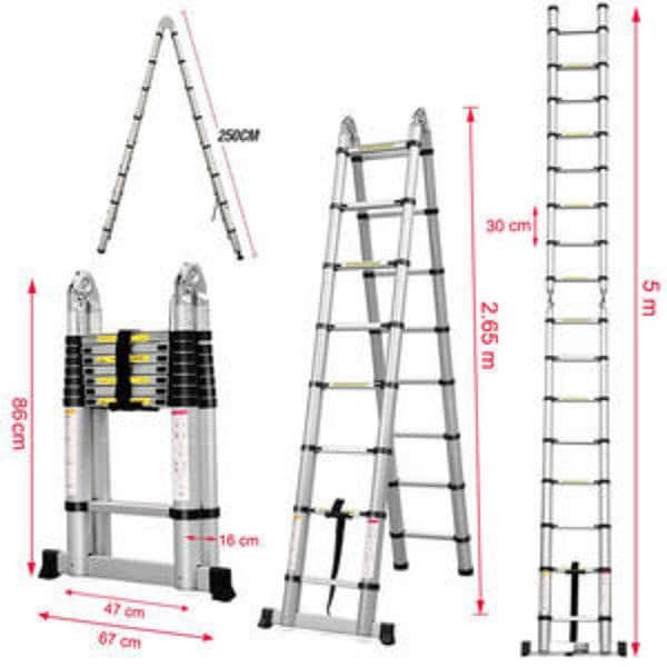 Folding Telescopic ladders Imported 3