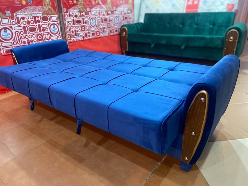 SOFA CUM BED ( bed + sofa )(2in1)(Molty foam) 15