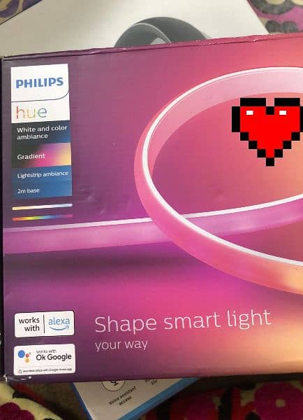 Philips Hue White & Color Ambiance Gradient Lightstrip Base Kit, 2m 0